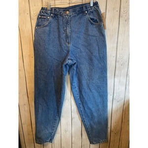 Ulla‎ Popken Women’s Size 12 Relaxed Fit High Waist Mom Jeans NWT.